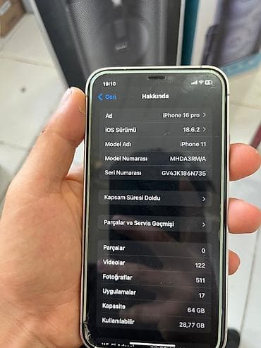 qaz sobasi temiri: IPhone 11, 64 GB, Gümüşü, Face ID — 2