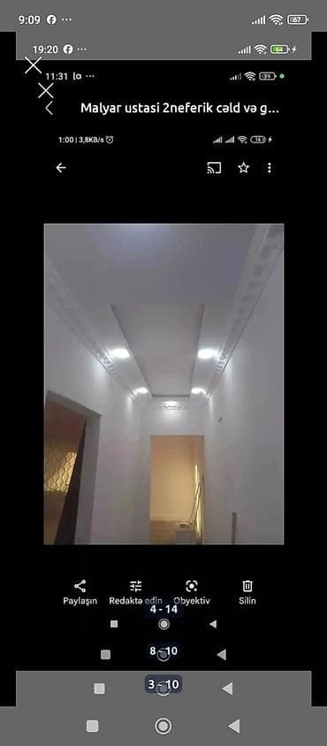 Elektrik işləri: Aboy ustası malyar ustası emusiya ustası şpoklyovka ustası paduqa — 9