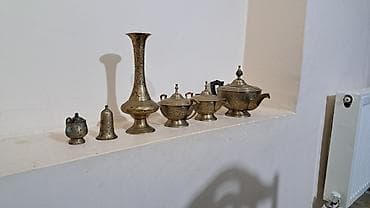 mis caydan: Şərq üslubunda bəzək üçün mis-pirinç dəst - Tərkib: 6 ədəd dekorativ — 4