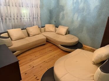 deri parca satisi: Künc divan, İşlənmiş, Açılmayan, Bazasız, Dəri, Ödənişli çatdırılma — 3