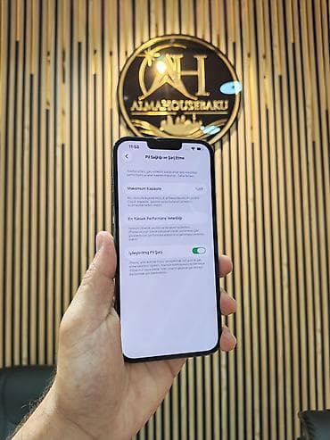 apple mac: IPhone 13 Pro Max, 128 GB, Sierra Blue, Zəmanət, Simsiz şarj, Face ID — 2