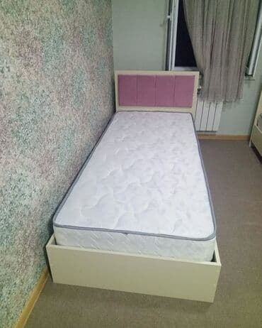 Продукты питания: Новый, Односпальная кровать, Без подьемного механизма, С матрасом, Азербайджан — 3