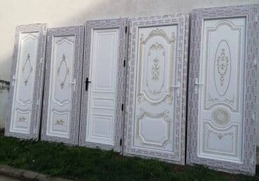 qapı setkaları: Yeni Plastik qapı 80x200 sm Zamok və çərçivə ilə, Zəmanətli, Pulsuz quraşdırma, Pulsuz çatdırılma, Rayonlara çatdırılma — 11