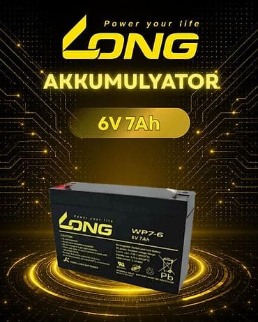 Elektronika: LONG 6V akkumulyatorları – orijinal, zavod istehsalı və yüksək — 3