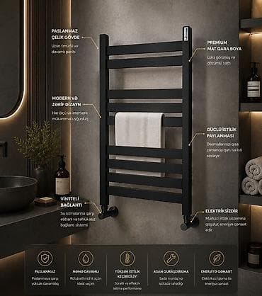 elekt: Premium havluq/dəsmal quruducuları – zərif dizayn, yüksək keyfiyyət — 7
