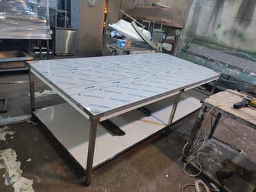 dəmir masalar: Is stolu 1400*2900*850 boyuk olculu masa Birinci əl istehsalçıdan — 1
