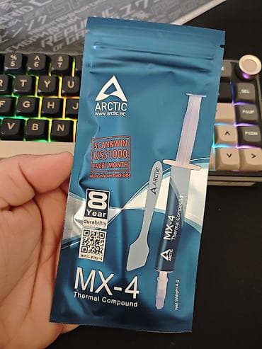 Arctic MX4 4g termopasta butun nov prosessorlar ucun istifade edile