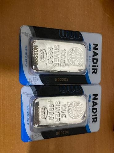 helix original: 100 gr Gümüş külçə nadirgold,99.9 əyar orjinal və sertifikatlıdır — 3