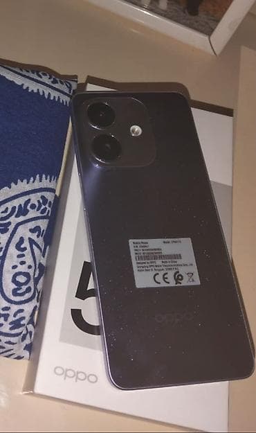 Oppo A5, 128 GB, rəng - Bənövşəyi, Barmaq izi