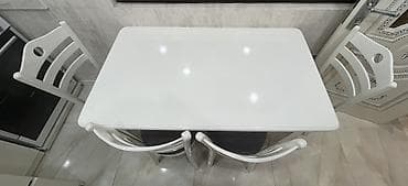 metbex stol stullari instagram: Mətbəx üçün, Açılmayan, Dördbucaq masa, 4 stul — 2