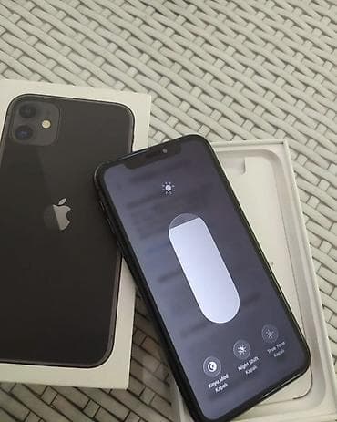 ipon: IPhone 11, 64 GB, Qara, Zəmanət, Face ID, Sənədlərlə — 4