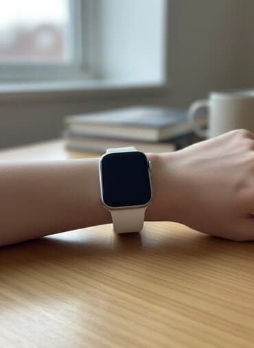 saatlar ekran ucun: Smart saat, Apple, Sensor ekran, rəng - Ağ — 1