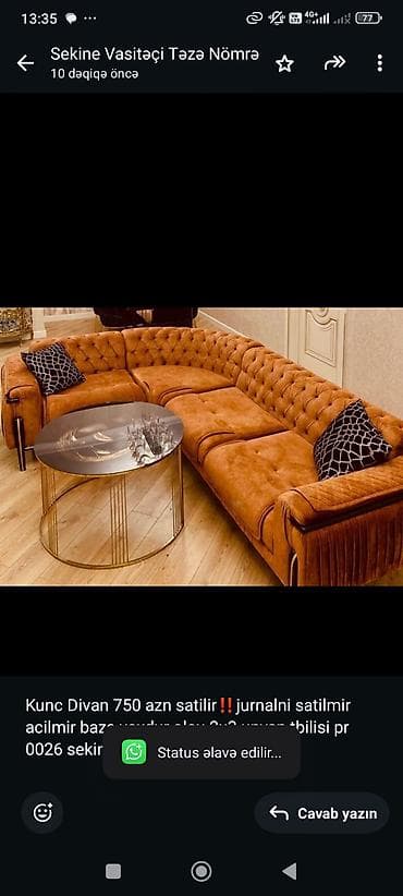 Künc divan lalafo.az -da Künc divan