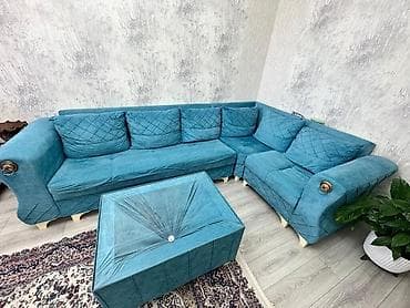 İdeal vəzyətdə kunc divan satilir,ölçü 2•3,acilir,gurnal masası ilə