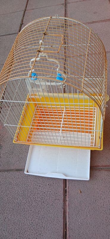 cücə qəfəsi: Quş qəfəsi – yarımdairəvi üst hissəli, metal barmaqlıqlı model — 6