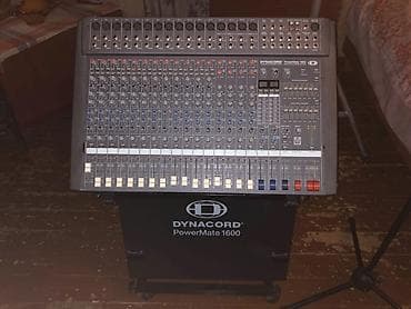 nerd taxta oyunu: Dynacord PowerMate 1600 səhnə/konsert səs sistemi komplekti - Mikser — 3