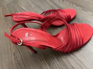 basanoşka 2019: Zara, Ölçü: 37, rəng - Qırmızı, Yeni — 2