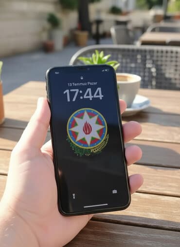 ayfon 6 kabro: IPhone X, 256 GB, Qara, Face ID — 1