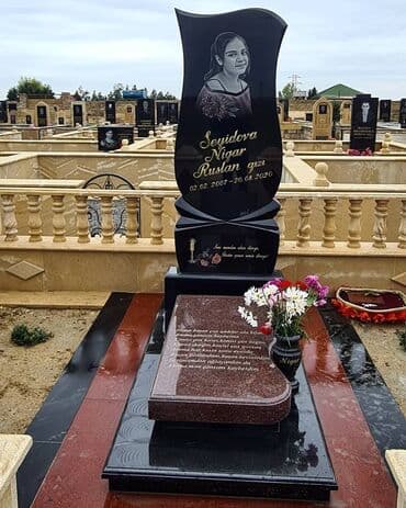 ремонт бронедверей: Məzar daşı, qəbir yerini qeyd etmək üçün istifadə edilən, üzərində ad — 5