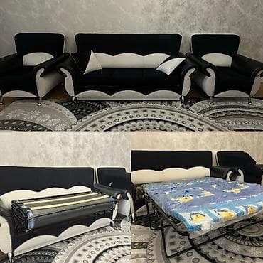 acilan kreslolar: Divan+2kreslo birlikde 250 azn satilir‼️divan acilir raskladuska kimi — 1