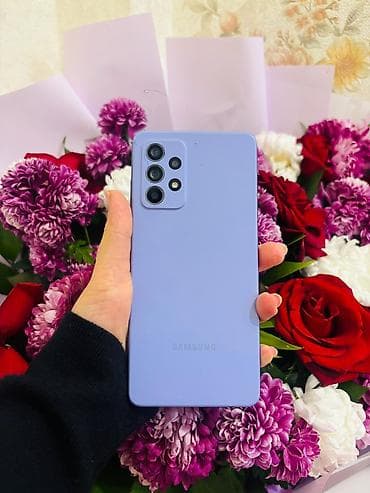 samsung duos 5: Samsung Galaxy A52, rəng - Bənövşəyi, İki sim kartlı — 2