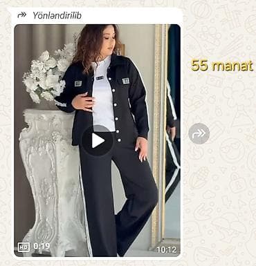 Qadın geyim dəsti və kofta 1) İdman dəsti – 55 manat (şəkildə — 1