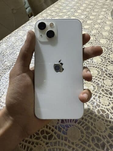 телефон для пожилых fly: IPhone 13, Ağ, Simsiz şarj — 2