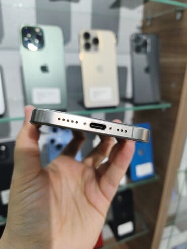 iphone 15 pro replika: IPhone 15 Pro, 128 GB, Space Gray, Simsiz şarj — 2