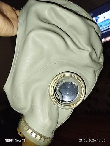 masking 20000: Qaz maskası (respirator başlığı) - Material: elastik kauçuk korpus — 1