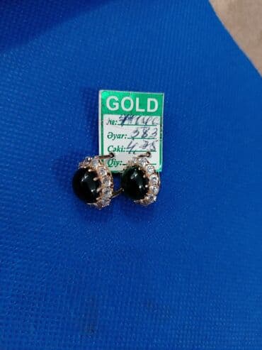 sirqalar qizil: Sırğa, Sarı qızıl, 583 Əyar, Ödənişli çatdırılma, Rayonlara çatdırılma — 4