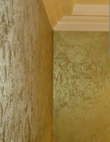 qonaq otagi aboylari 2020: Перламутровая краска с песком. Золотая. Покупали для себя. За 1 ведро — 5