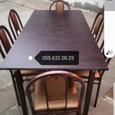 metbex masa ve oturacaqlar: Квадратный стол, Для кухни, Для гостиной, Для прихожей, 4 персоны, Нераскладной, Украина, Гарантия 3 года — 22
