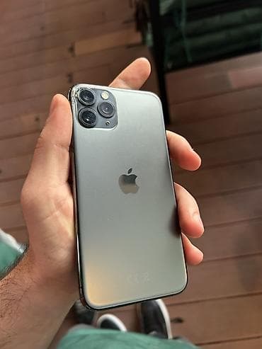 apple iphone 11 pro: IPhone 11 Pro, 64 GB, Matte Midnight Green, Face ID — 2