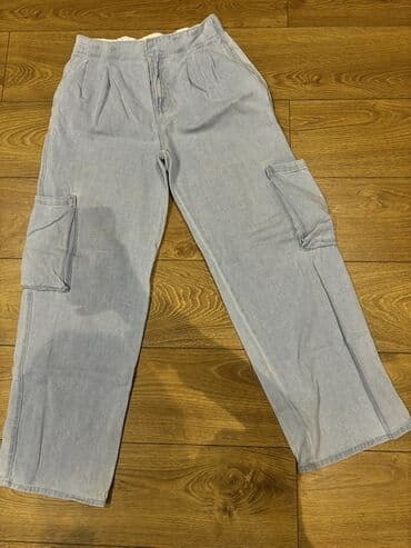 kombat şalvarlar kişi: Kombat Şalvar, Bershka, S, rəng - Boz — 2