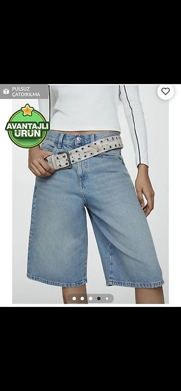 kisi sortikleri: Şort, Mango, S, rəng - Mavi — 1