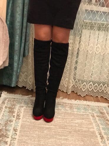 çəkməcə: Ölçü: 38, rəng - Qara, İşlənmiş — 2