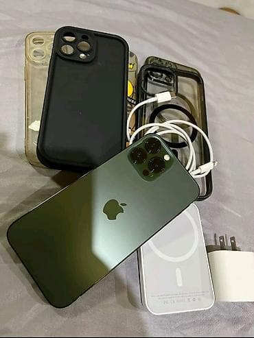 IPhone 13 Pro, 128 GB, Alpine Green, Simsiz şarj