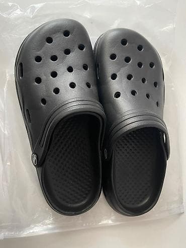 Qara kroks tipli rezin klapanlı terlik