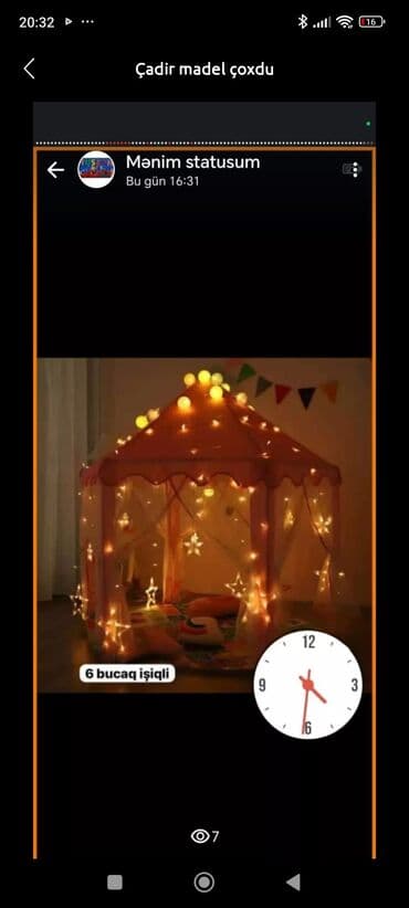 manej usaq: Çadir madel çoxdu — 1