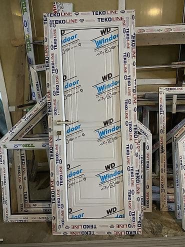 qapi ve pencere: Yeni Plastik qapı 90x220 sm Üzlük ilə, Ödənişli quraşdırma, Ünvandan götürmə, Ödənişli çatdırılma — 4