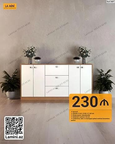 Komod – La Mini - Ölçülər: D 40 × H 80 × E 160 sm - Rəng seçimi — 1