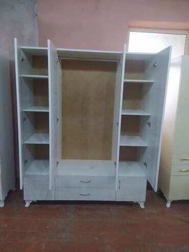 ayı dərisi: Yeni, Açılan, 4 qapılı Düz dolab, Şifonyer, Azərbaycan — 4