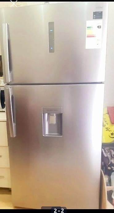 2 qapılı Samsung Soyuducu Satılır, rəng - Gümüşü, Dispenserli — 2