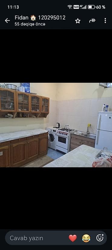 bine sovxoz evler: 3 otaqlı ev – mebel və məişət texnikası ilə - Geniş qonaq otağı — 2