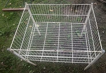 Qəfəslər: Metaldan hazırlanmış qəfəs/çərçivə tipli meydança. - Material: polad — 1