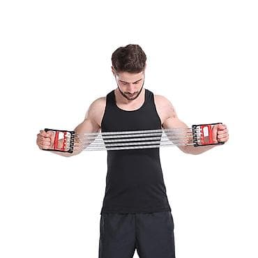 kohne pullar aliram: Sinə espanderi, yaylı espander, purjunlu espander, məşq aləti, idman — 3