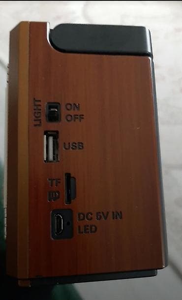 ses guclendirici: Nostalji görünüşlü kalonka Fm radio Bluetooth USB flashkart SD kart — 2