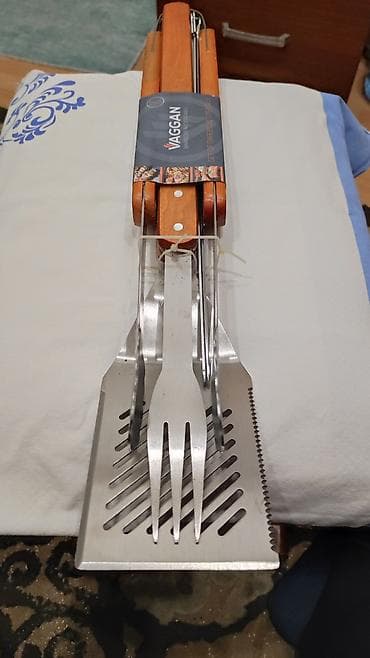 nabor acar desti: Vaggan Barbecue Accessories – 7 hissəli manqal alətləri dəsti - — 6