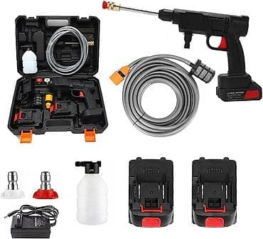 Simsiz yüksək təzyiqli yuyucu seti Məhsulun təsviri: - Akumulyatorla
