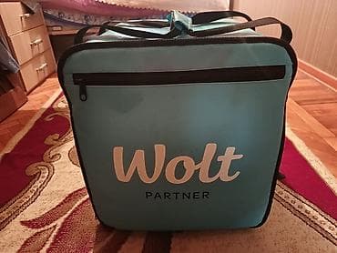 Оборудование для мойки: Wolt kuryerləri üçün izotermik çatdırılma çantası (sırt çantası tipli) — 3